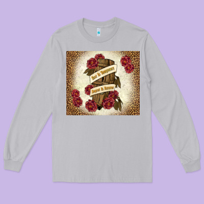 Fear Is Temporary Regret Is Forever Long Sleeve Tee Designed By Tumblerdesignbyshophia