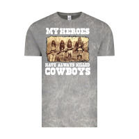 Cloud Rock my heroes have always killed cowboys retro Vintage Tee - linhVisuals