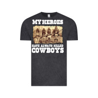 My Heroes Have Always Killed Cowboys Retro Vintage Tee | Teevron