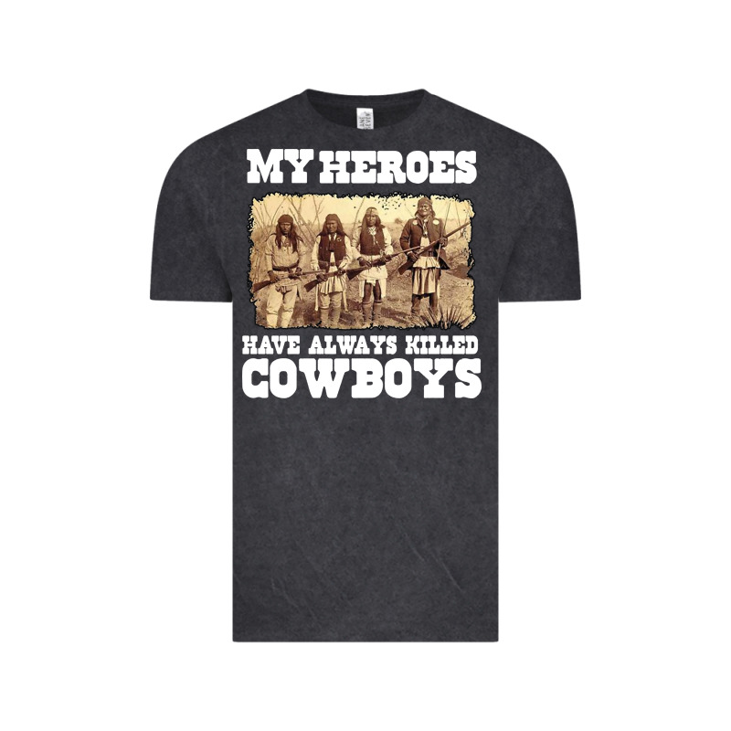 My Heroes Have Always Killed Cowboys Retro Vintage Tee by linhVisuals | Teevron