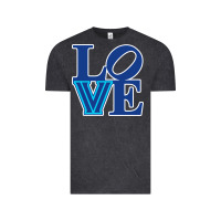 Vintage Black villanova love Vintage Tee - linhVisuals