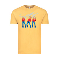 Vintage Mustard dolly musician Vintage Tee - linhVisuals