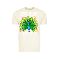 Vintage Arctic peacock inspired beautiful color bird (3) Vintage Tee - linhVisuals