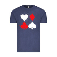 Playing Cards Poker Heart Spade Club Vintage Tee | Teevron