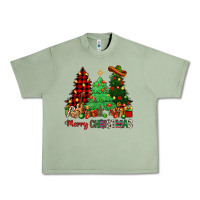 Oil Green merry christmas trees Urban Heavy Tee - NancyCooperArtShop