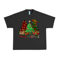 Pigment Black merry christmas trees Urban Heavy Tee - NancyCooperArtShop