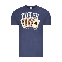 Vintage Denim poker all in royal flush lucky casino Vintage Tee - linhVisuals