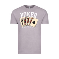 Vintage Zinc poker all in royal flush lucky casino Vintage Tee - linhVisuals