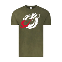 Vintage Olive MSUM Dragons, Gear Vintage Tee - linhVisuals