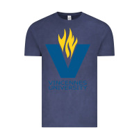 Vintage Denim university of vincennes Vintage Tee - linhVisuals