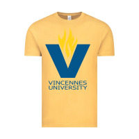 Vintage Mustard university of vincennes Vintage Tee - linhVisuals