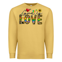 Antique Gold love is love Premium Sweatshirt - CowhideDigitalArt