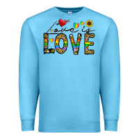 Ocean Blue love is love Premium Sweatshirt - CowhideDigitalArt