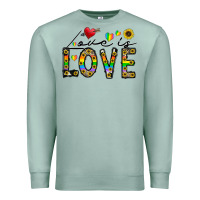 Seafoam love is love Premium Sweatshirt - CowhideDigitalArt
