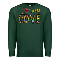 Sports Green love is love Premium Sweatshirt - CowhideDigitalArt