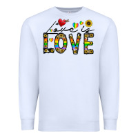 White love is love Premium Sweatshirt - CowhideDigitalArt
