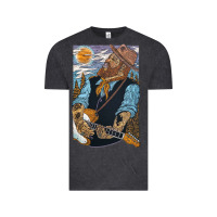 Vintage Black nathaniel rateliff müsïc Vintage Tee - linhVisuals