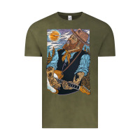 Vintage Olive nathaniel rateliff müsïc Vintage Tee - linhVisuals