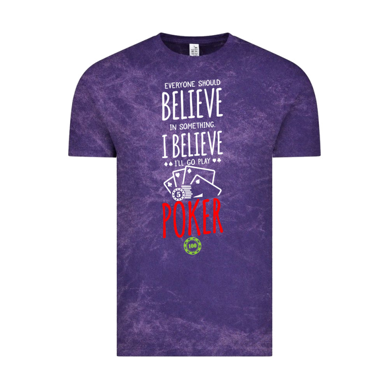 Poker Card Player Believe In Something Vintage Tee by linhVisuals | Teevron