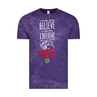 Cloud Purple poker card player believe in something Vintage Tee - linhVisuals