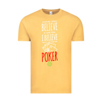 Vintage Mustard poker card player believe in something Vintage Tee - linhVisuals