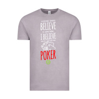 Vintage Zinc poker card player believe in something Vintage Tee - linhVisuals