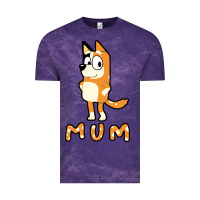 Cloud Purple bluey mom Vintage Tee - linhVisuals