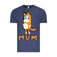 Vintage Denim bluey mom Vintage Tee - linhVisuals