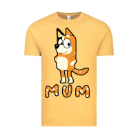 Vintage Mustard bluey mom Vintage Tee - linhVisuals