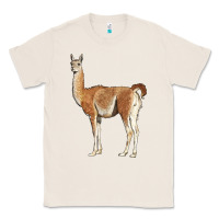 Natural guanaco llama Classic Tee - LillyAllenDesigns