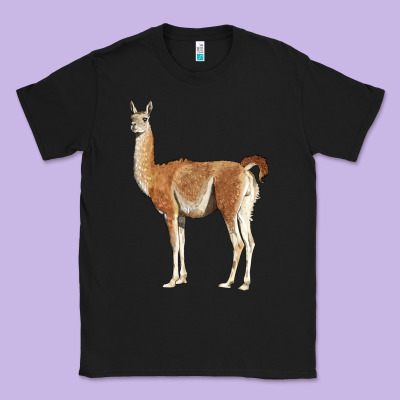 Guanaco Llama Classic Tee Designed By Lillyallendesigns