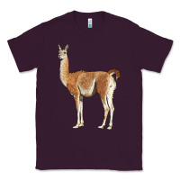 Plum guanaco llama Classic Tee - LillyAllenDesigns