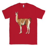 Red guanaco llama Classic Tee - LillyAllenDesigns