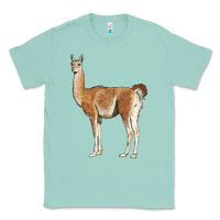 Seafoam guanaco llama Classic Tee - LillyAllenDesigns