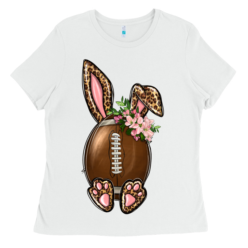 American Football Easter Bunny Ladies Tee by BundleAndBundleShop | Teevron