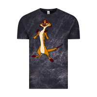 Cloud Black Timon Funny Vintage Tee - linhVisuals