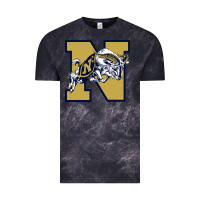 Cloud Black navy midshipmen Vintage Tee - linhVisuals