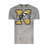 Cloud Rock navy midshipmen Vintage Tee - linhVisuals