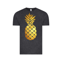 Vintage Black gold pineapple Vintage Tee - linhVisuals