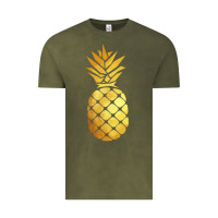 Vintage Olive gold pineapple Vintage Tee - linhVisuals