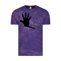 Cloud Purple rabbit hand shadow Vintage Tee - linhVisuals