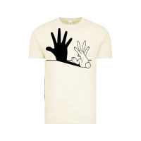 Vintage Arctic rabbit hand shadow Vintage Tee - linhVisuals