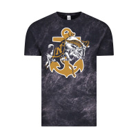Cloud Black navy midshipmen Vintage Tee - linhVisuals