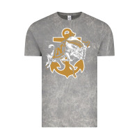 Cloud Rock navy midshipmen Vintage Tee - linhVisuals