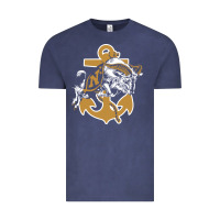 Vintage Denim navy midshipmen Vintage Tee - linhVisuals