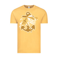Vintage Mustard navy midshipmen Vintage Tee - linhVisuals