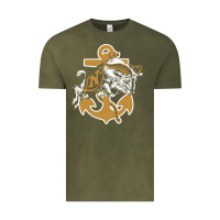 Vintage Olive navy midshipmen Vintage Tee - linhVisuals