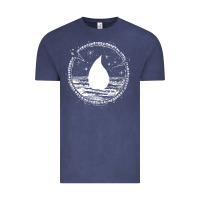 Vintage Denim magic  the gathering kaldheim islands symbol Vintage Tee - linhVisuals