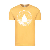Vintage Mustard magic  the gathering kaldheim islands symbol Vintage Tee - linhVisuals