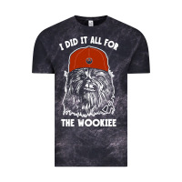 Cloud Black i did it all for the wookiee Vintage Tee - linhVisuals